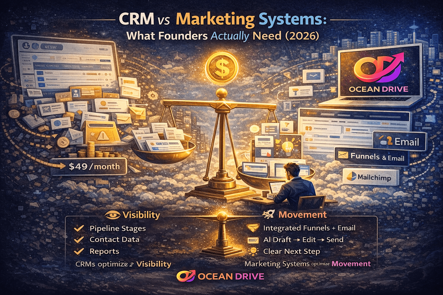 CRM vs Marketing Systems: What Founders Actually Need (2026)