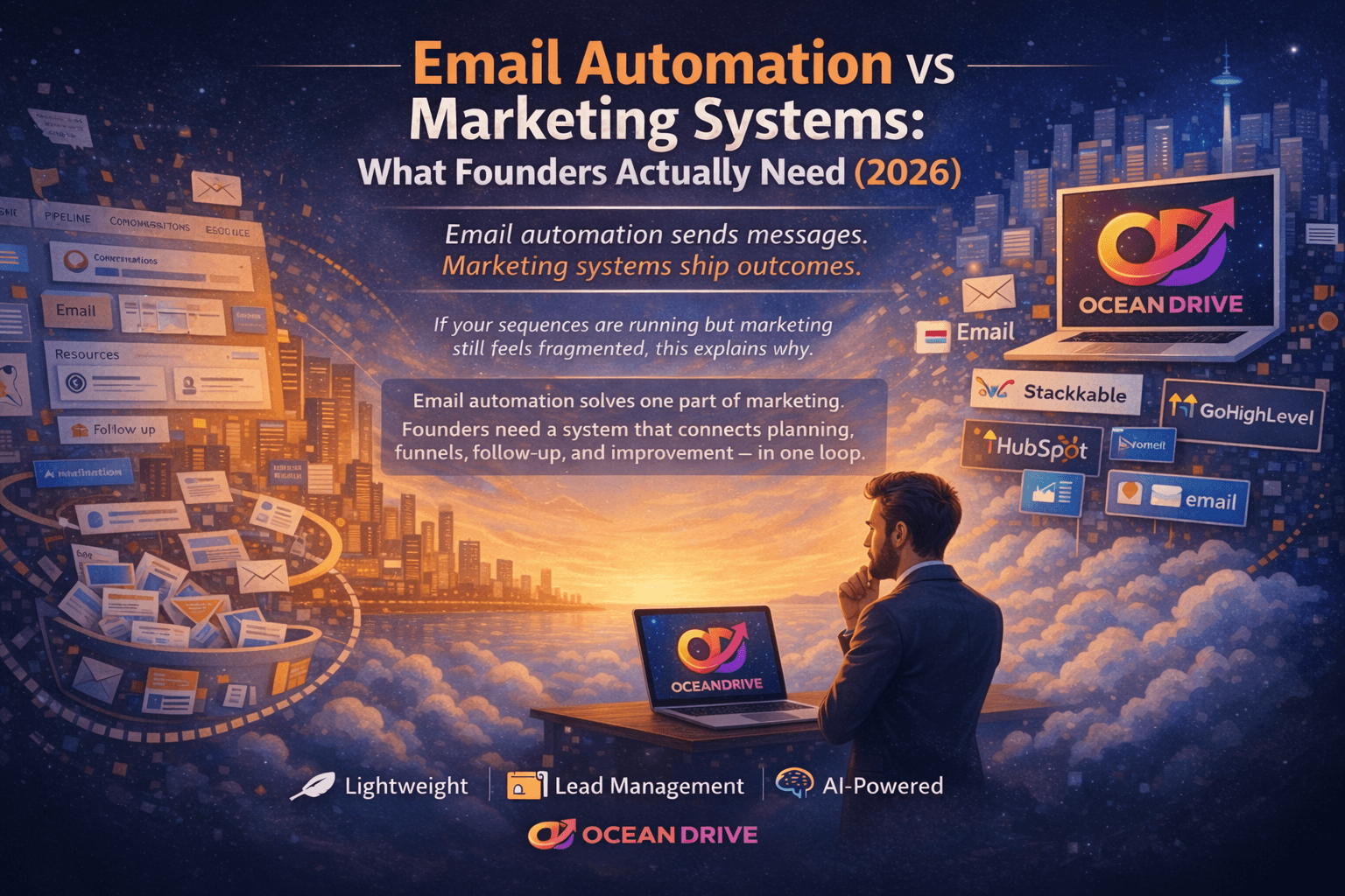 Email Automation vs Marketing Systems: What Founders Actually Need (2026)