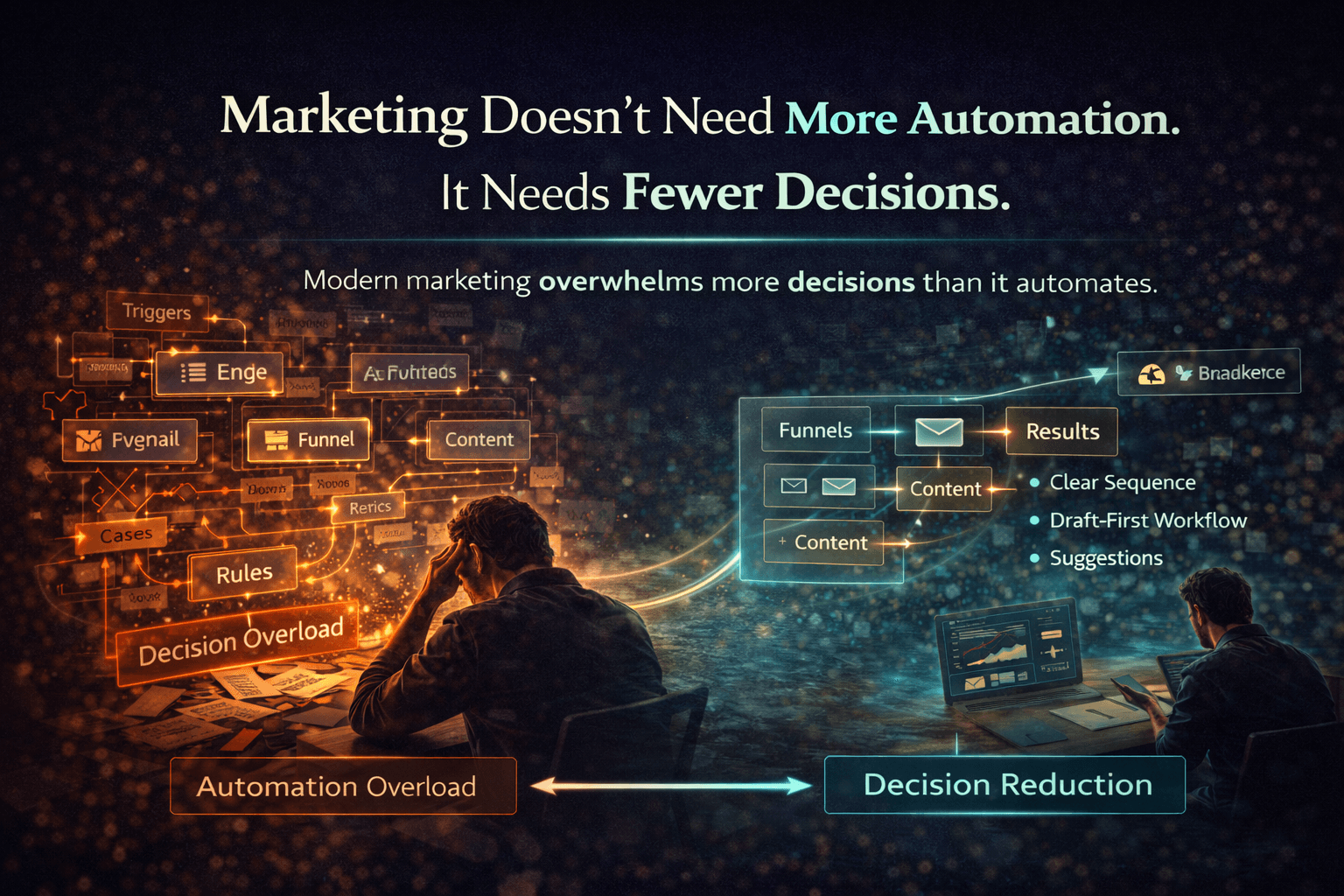 Marketing Doesn’t Need More Automation. It Needs Fewer Decisions.