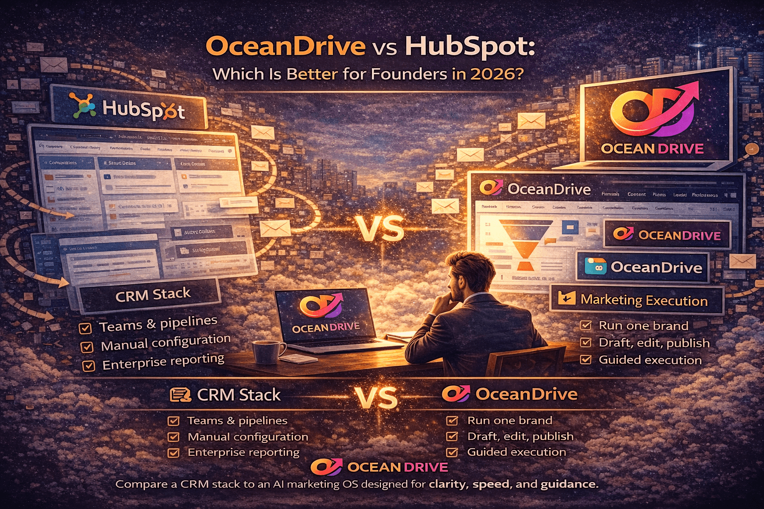 OceanDrive vs HubSpot: Which Is Better for Founders in 2026?