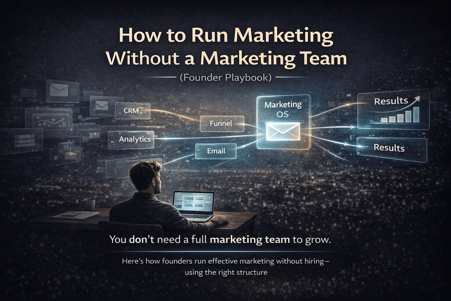 How to Run Marketing Without a Marketing Team (Founder Playbook)